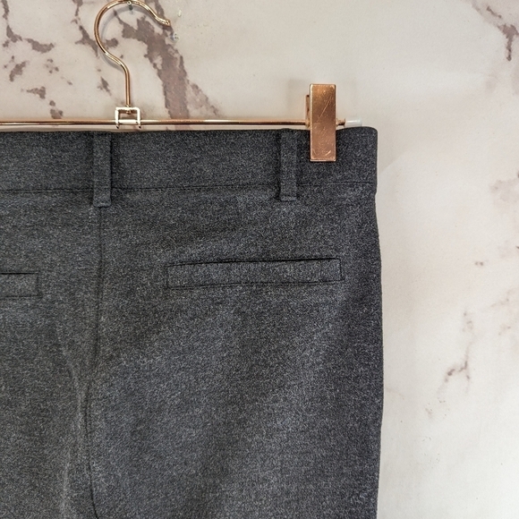 Betabrand Pant Womens XS X 30 Gray Mid Rise Straight Leg Heathered Reg - Picture 11 of 12